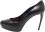 Alexander McQueen Pre-owned Leather heels Black Dames - Thumbnail 1