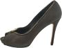 Alexander McQueen Pre-owned Leather heels Black Dames - Thumbnail 1