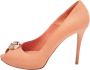 Alexander McQueen Pre-owned Leather heels Orange Dames - Thumbnail 1