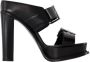 Alexander McQueen Pre-owned Leather sandals Black Dames - Thumbnail 1