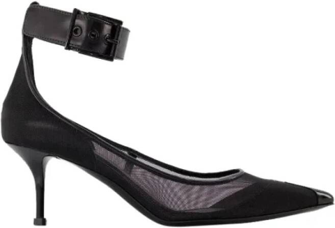 Alexander McQueen Pre-owned Leather sandals Black Dames