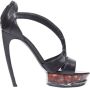 Alexander McQueen Pre-owned Leather sandals Black Dames - Thumbnail 1