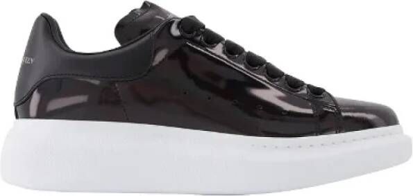 Alexander McQueen Pre-owned Leather sneakers Black Dames