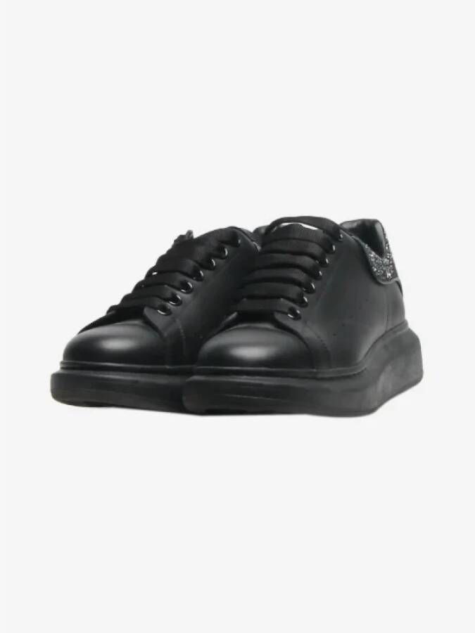 Alexander McQueen Pre-owned Leather sneakers Black Dames