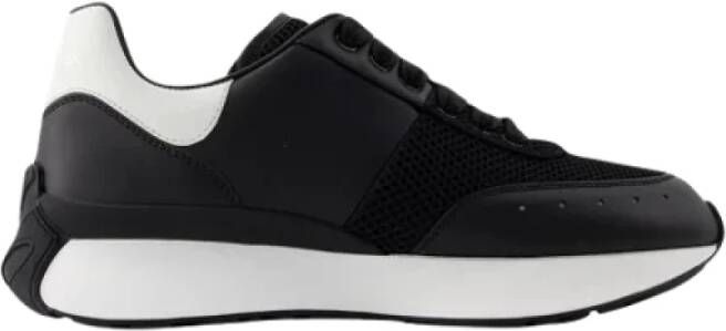 Alexander McQueen Pre-owned Leather sneakers Black Heren