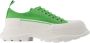 Alexander McQueen Pre-owned Leather sneakers Green Dames - Thumbnail 1