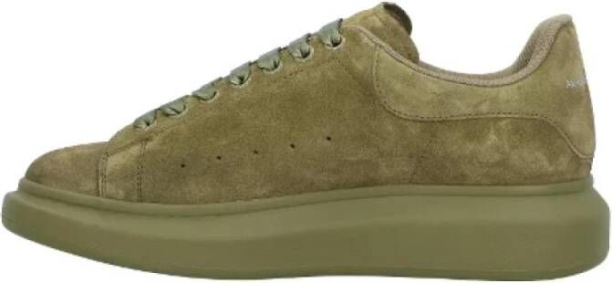 Alexander McQueen Pre-owned Leather sneakers Green Heren