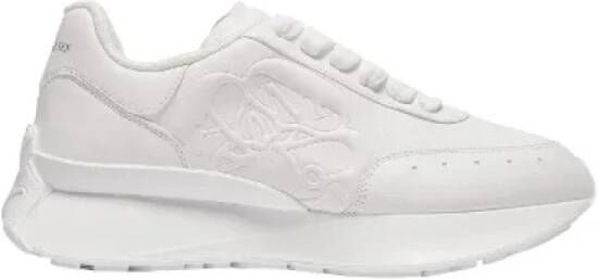 Alexander McQueen Pre-owned Leather sneakers White Dames