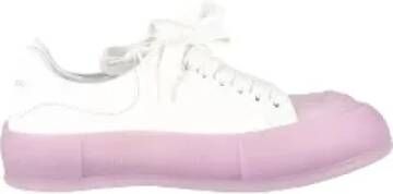 Alexander McQueen Pre-owned Leather sneakers White Dames