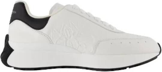 Alexander McQueen Pre-owned Leather sneakers White Dames