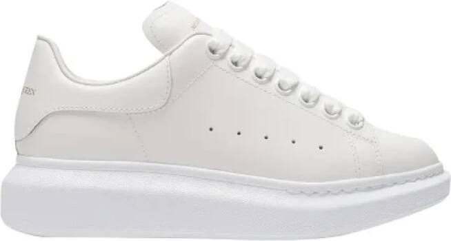 Alexander McQueen Pre-owned Leather sneakers White Dames