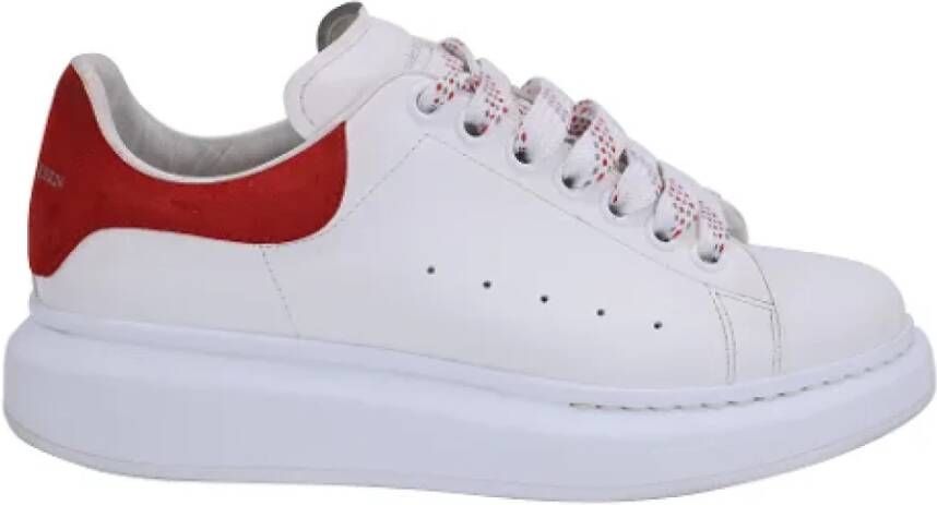 Alexander McQueen Pre-owned Leather sneakers White Dames