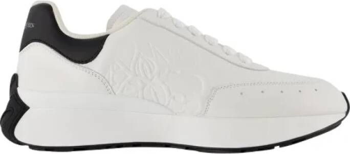 Alexander McQueen Pre-owned Leather sneakers White Dames