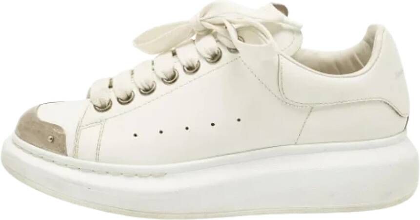 Alexander McQueen Pre-owned Leather sneakers White Dames