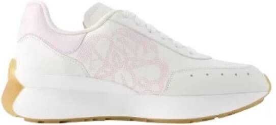 Alexander McQueen Pre-owned Leather sneakers White Dames