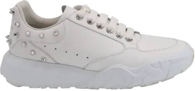 Alexander McQueen Pre-owned Leather sneakers White Dames