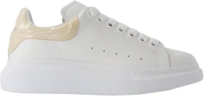 Alexander McQueen Pre-owned Leather sneakers White Heren