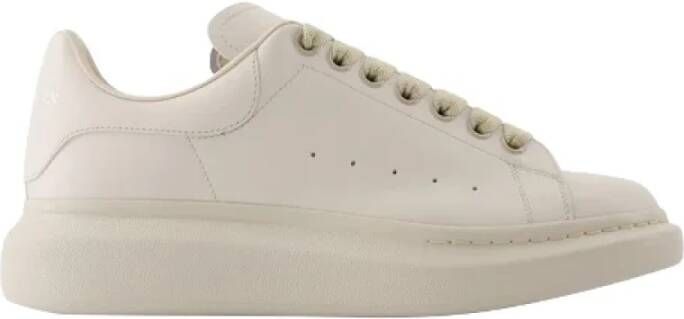 Alexander McQueen Pre-owned Leather sneakers White Heren