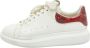 Alexander McQueen Pre-owned Leather sneakers White Heren - Thumbnail 1