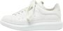 Alexander McQueen Pre-owned Leather sneakers White Heren - Thumbnail 1