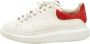 Alexander McQueen Pre-owned Leather sneakers White Heren - Thumbnail 1