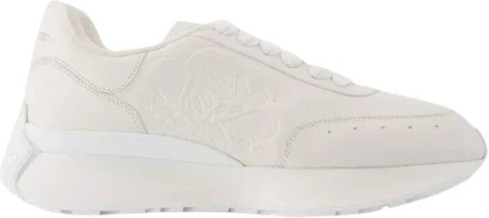 Alexander McQueen Pre-owned Leather sneakers White Heren