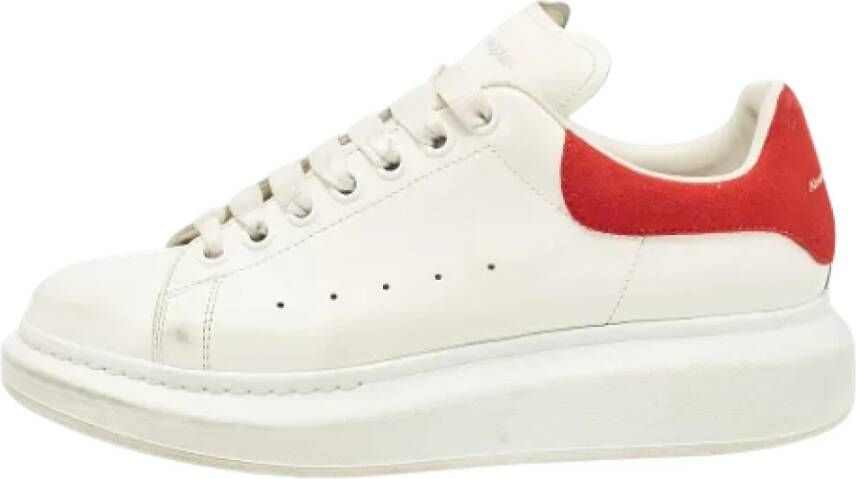 Alexander McQueen Pre-owned Leather sneakers White Heren