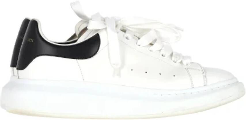 Alexander McQueen Pre-owned Leather sneakers White Dames