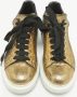 Alexander McQueen Pre-owned Leather sneakers Yellow Dames - Thumbnail 1