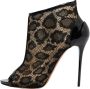 Alexander McQueen Pre-owned Mesh boots Black Dames - Thumbnail 1