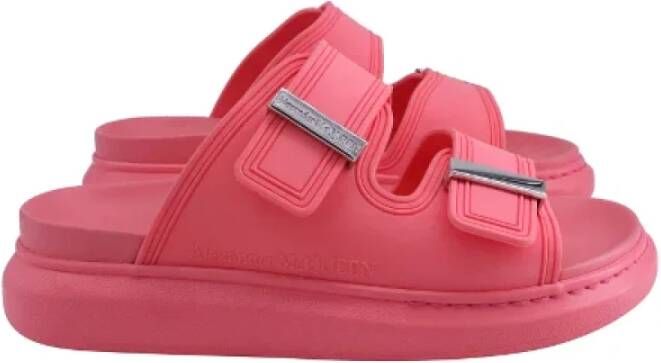 Alexander McQueen Pre-owned Rubber sandals Pink Dames