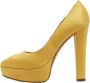 Alexander McQueen Pre-owned Satin heels Orange Dames - Thumbnail 1