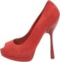 Alexander McQueen Pre-owned Suede heels Red Dames - Thumbnail 1