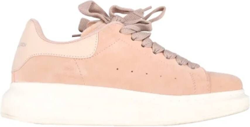 Alexander McQueen Pre-owned Suede sneakers Pink Dames