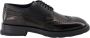 Alexander mcqueen Punk Derbies Leren Veterschoenen Black Heren - Thumbnail 1