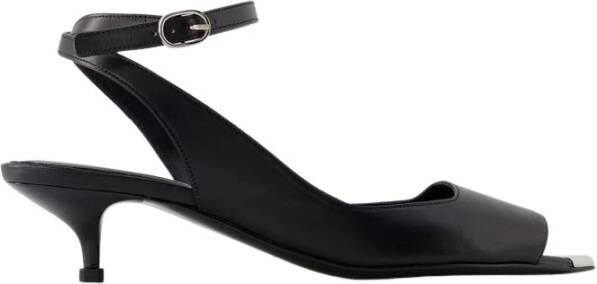 Alexander mcqueen Punk Sandalen Leer Zwart Zilver Black Dames