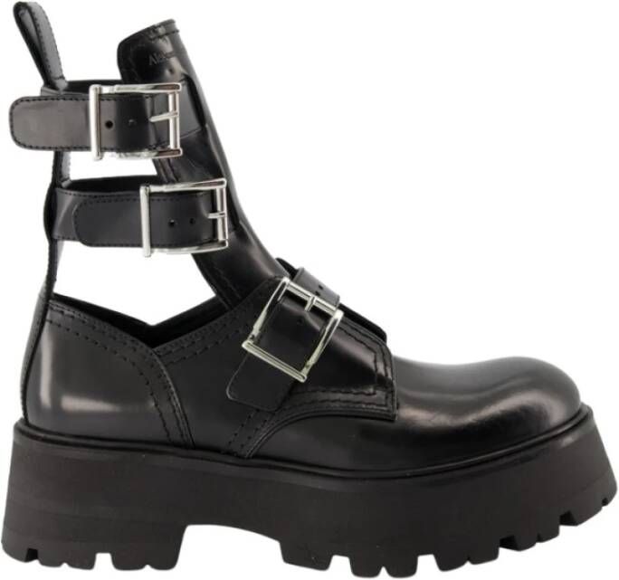 Alexander mcqueen Rave Buckle Boots Grootte: 38 bestseller: 50 Zwart Dames