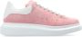 Alexander mcqueen Roze Leren Sneakers Front Lace Logo Print Pink Dames - Thumbnail 1