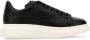 Alexander mcqueen Zwarte Leren Sneakers Ronde Neus Black Heren - Thumbnail 1