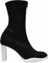 Alexander mcqueen Scuba Soft Boots in Black Canvas Zwart Dames - Thumbnail 6