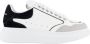 Alexander mcqueen Low-Top Sneakers Oversized Sneakers Leather Grey in wit - Thumbnail 11