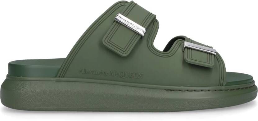 alexander mcqueen Sliders Groen Heren