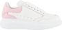 Alexander mcqueen Low-Top Sneakers Oversized Hybrid Sneakers Leather White Pink in poeder roze - Thumbnail 11