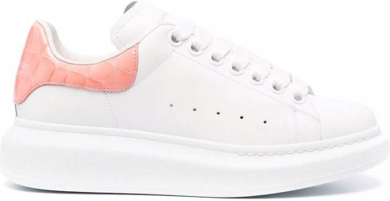 Alexander mcqueen Deck Lace Up Plimsoll sneaker van canvas met kalfssuède details