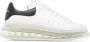 Alexander mcqueen Witte leren sneakers met zwarte hak Moderne stijl Wit - Thumbnail 1