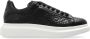 Alexander mcqueen Zwarte Leren Sneakers Ronde Neus Black Heren - Thumbnail 3