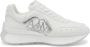 Alexander mcqueen Low-Top Sneakers Sprint Runner Sneakers Leather White Silver in wit - Thumbnail 1