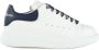 Alexander mcqueen Wit Marineblauw Leren Sneakers White Dames - Thumbnail 2