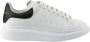 Alexander mcqueen Witte leren sneakers met zwarte leren hiel Moderne stijl Wit Heren - Thumbnail 1