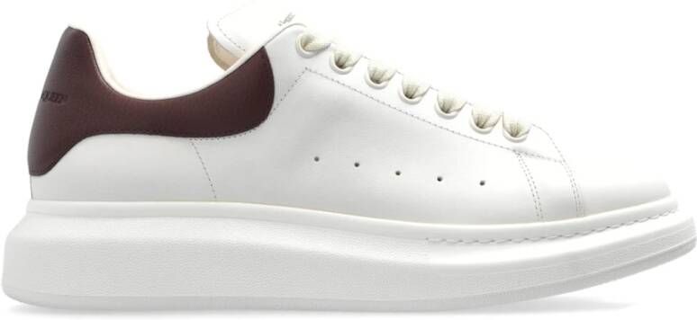 Alexander mcqueen Witte Vetersneaker met Rubberen Zool White Heren